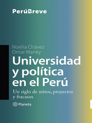 cover image of Universidad y política en el Perú
